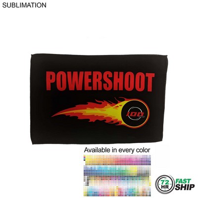 72 Hr Fast Ship - Microfiber Moisture Wicking, Cooling, Sports Suede Towel, 12x18, Sublimated