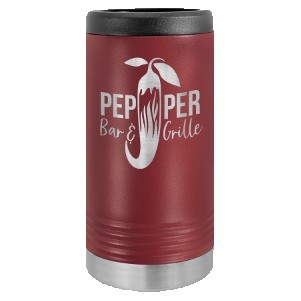 Polar Camel Maroon Slim Beverage Holder