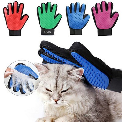 Pet Grooming Brush Glove