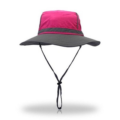 Summer Wide Brim Bucket Hat