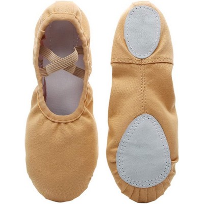 Canvas Ballet Split Flats Shoes