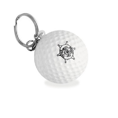 Custom Golf Stress Ball Key Chain