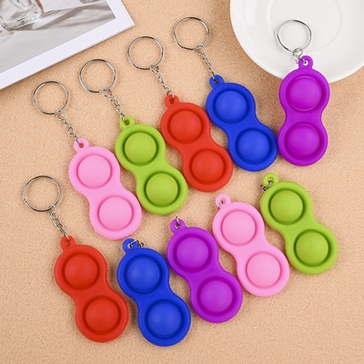 Pop Stress Relief Hand Keychain