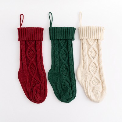 Knitted Christmas Stockings