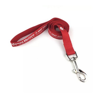 3/4"W x 72"L Durable Polyester Dog Leash w/ Metal Carabiner