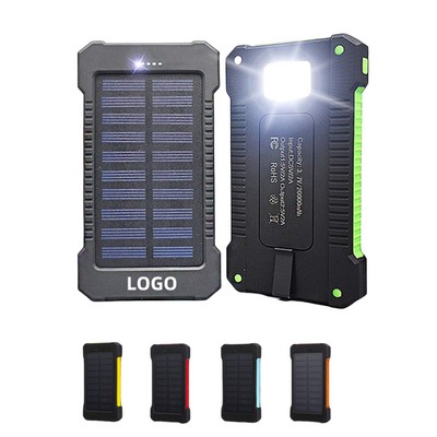 8000mAh Solar Power Bank w/Compass