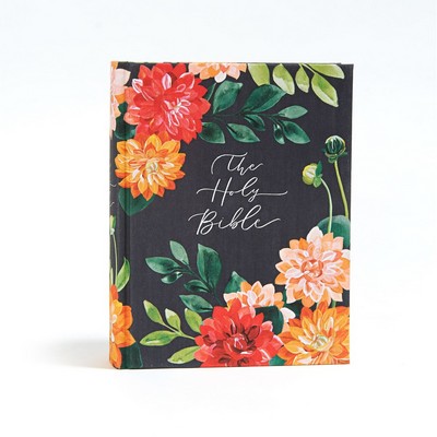 CSB Notetaking Bible, Hosanna Revival Edition, Dahlias Cloth Over Board (Th