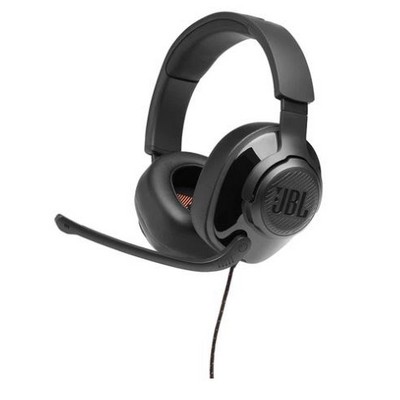 JBL Quantum 300 Hybrid Wired Over-Ear Gaming Headset w/ Flip-up Mic