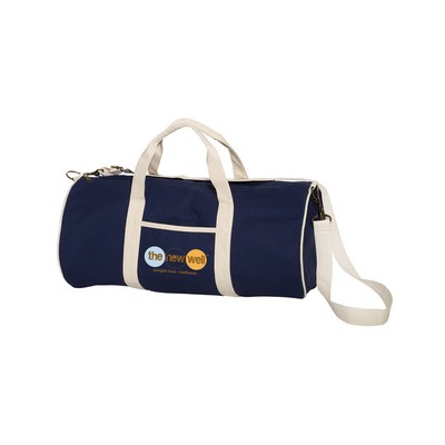 12 oz. Cotton Canvas Duffel Bag - Navy Blue