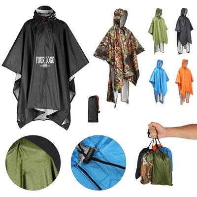 Waterproof Lightweight Rain Poncho