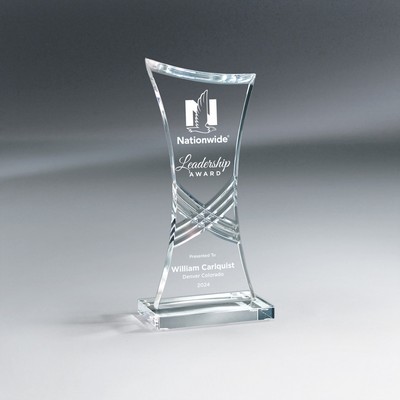 Harvest Carved Acrylic Award, Med