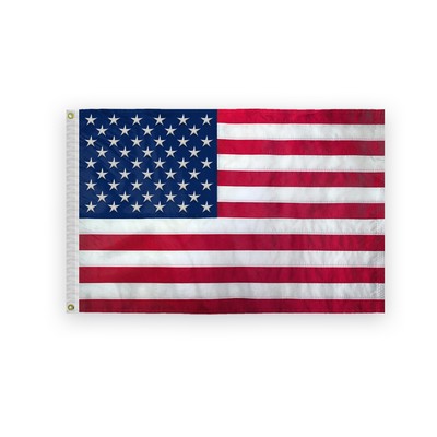 2.5'x4' USA 400D Nylon Embroidered Flag