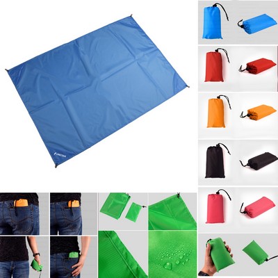 78.8 x 82.74 inch Large Sand Free Travel Beach Blanket Pocket Blanket- 100% Waterproof Beach Mat