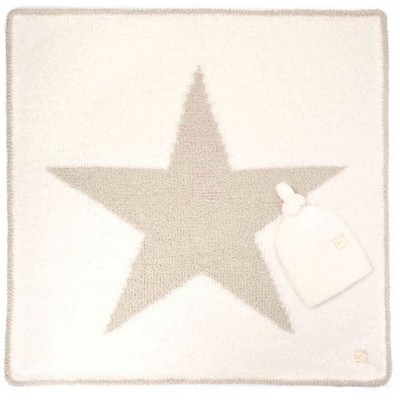 Baby Blanket - Star w/ Cap - Chenilla Classic™ - Creme / Malt - 30*30