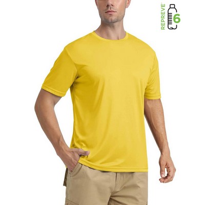 Repreve Men's 100% rPET Polyester Performance Short Sleeve T-Shirt