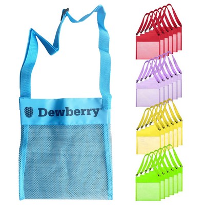 Colorful Mesh Beach Seashell Bags