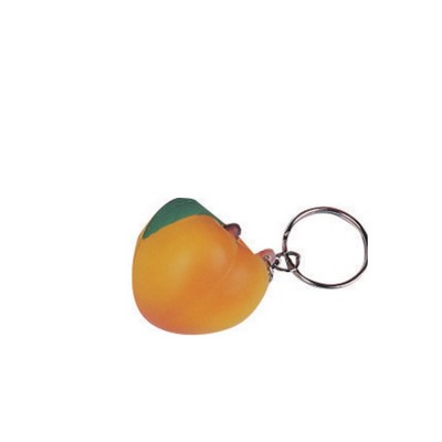 Orange Stress Reliever Key Chain