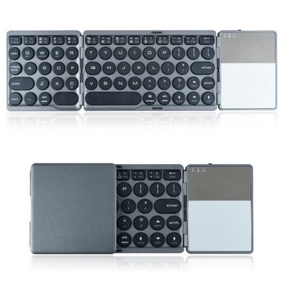 Foldable Bluetooth Keyboard with Touchpad