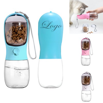 2-In-1 Pet Water And Food Bottle