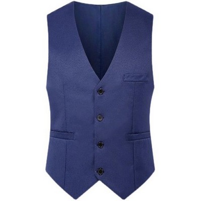 Slim Fit Men's Formal Suit Vest