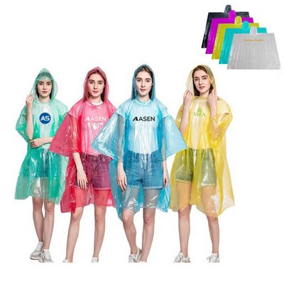 Disposable Emergency Rain Poncho