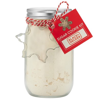 Mason Jar Cookie Kits - Sugar Cookie w/ Snowflake Cookie Cutter