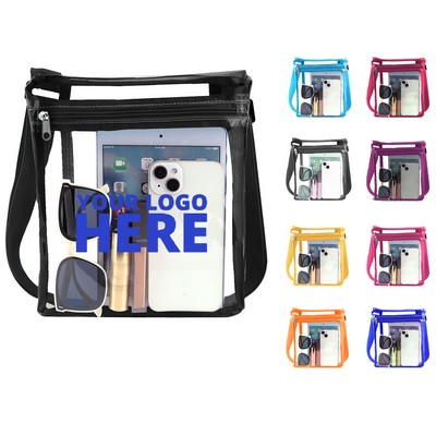 Waterproof Crossbody Clear Stadium Approved Bag