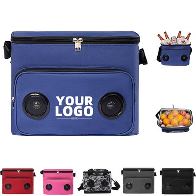 Soft Cooler Bag with Built-in Rechargeable Wireless Bluetooth Speakers