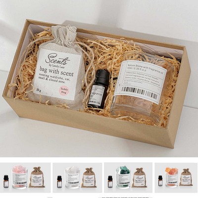 Nature Stone With Fragrance Oil Gift Set