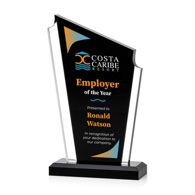 VividPrint™ Award - Dunstable/Black 8"