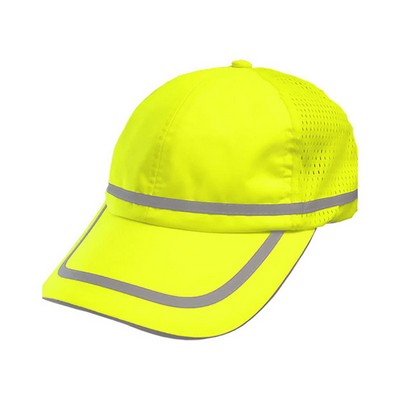 Hi Vis Reflective Cap Breathable Back Safety Baseball Hat