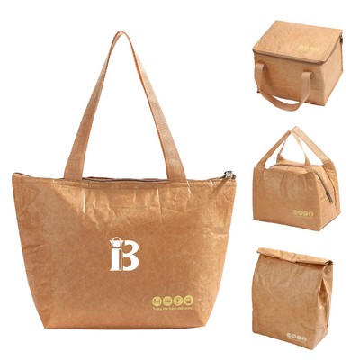 Paper Cooler Insulated Tote Bag