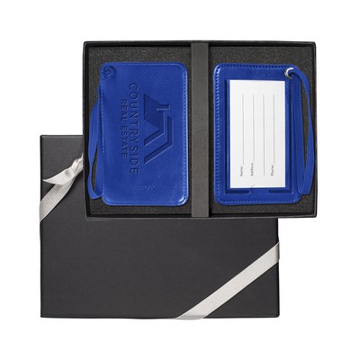 Venezia Luggage Tag Set. Please refer to primeline.com for kit decoration options.