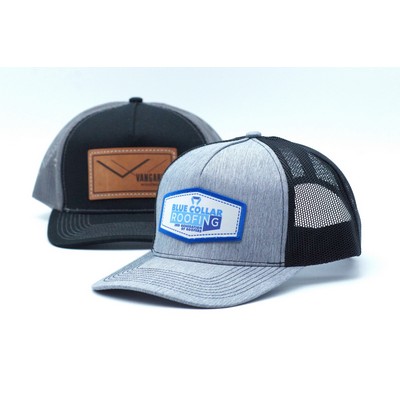 Outdoor Cap OC571 Premium 5-Panel Trucker Cap with Patch of Choice