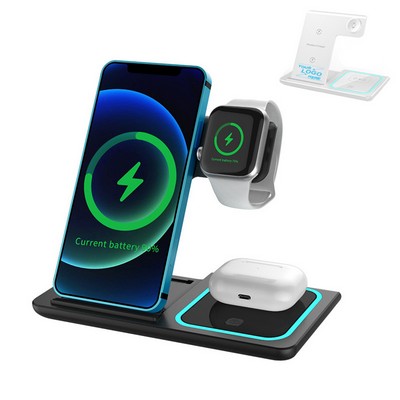 3 in 1 Wireless Charging Station