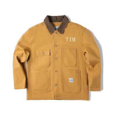 100% Cotton Canvas Lapel Jacket