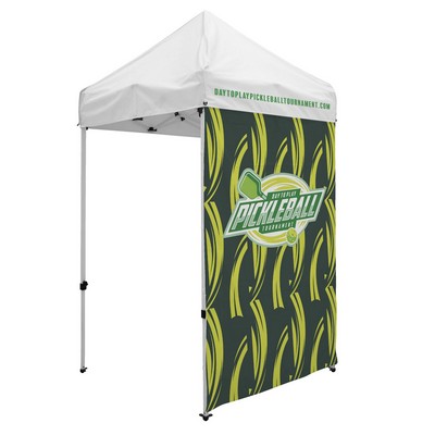 5' Economy Tent Full Wall (Dye Sublimated, Single-Sided)