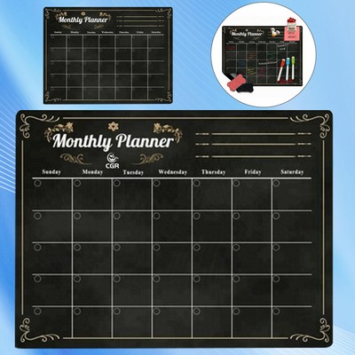 Fridge Calendar Magnetic Chalkboard