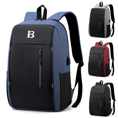 Laptop Backpack with USB Charging Port