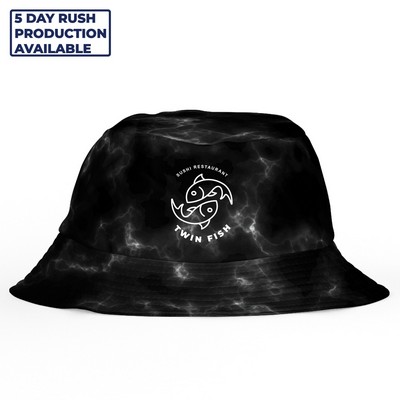 Premium Hyper Cool Fabric Full Sublimation Single-Sided Bucket Hat