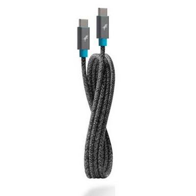 Nimble POWERKNIT Cable USB-A to USB-C 1M Cable made with Recycled Materials - Grey