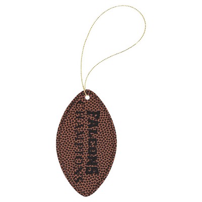 Leatherette Football Ornament