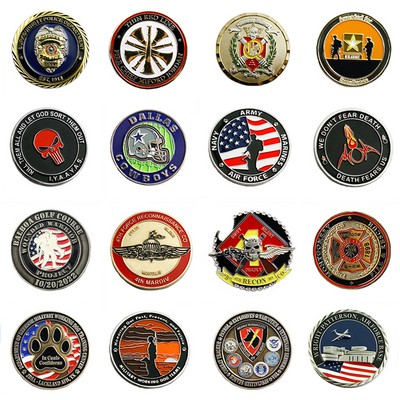 1 3/4" Challenge Double Sided Coin