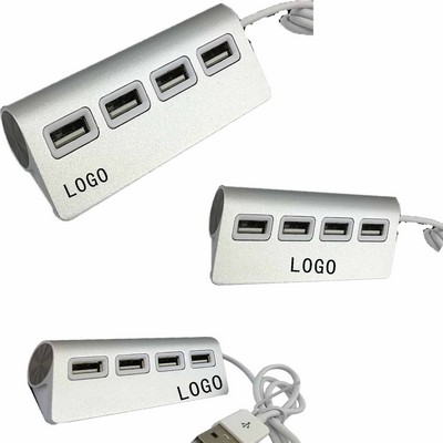 Horizontal USB Hub w/4 Ports