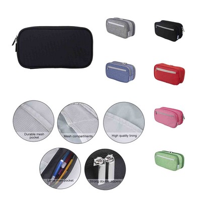 Large Capacity Three Layer Pen Case