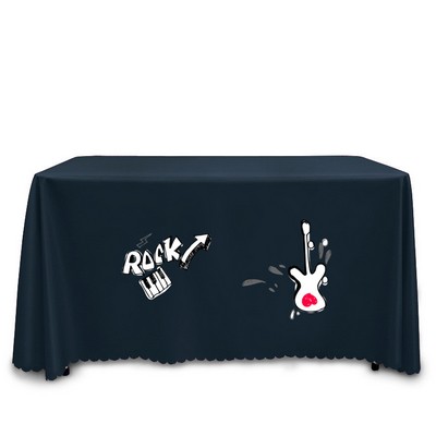 8' Custom Throw Style Table Cover