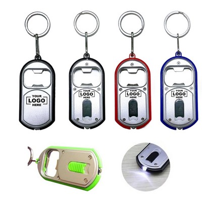 Bottle Opener Key Chain With LED Light