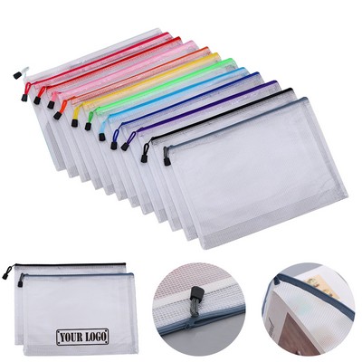 Mesh Zipper File Folder