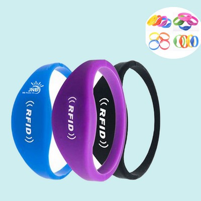 Secure RFID Silicone Wristband