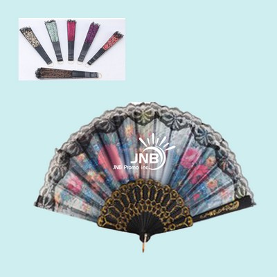 Folding Vintage Hand Fan for Women